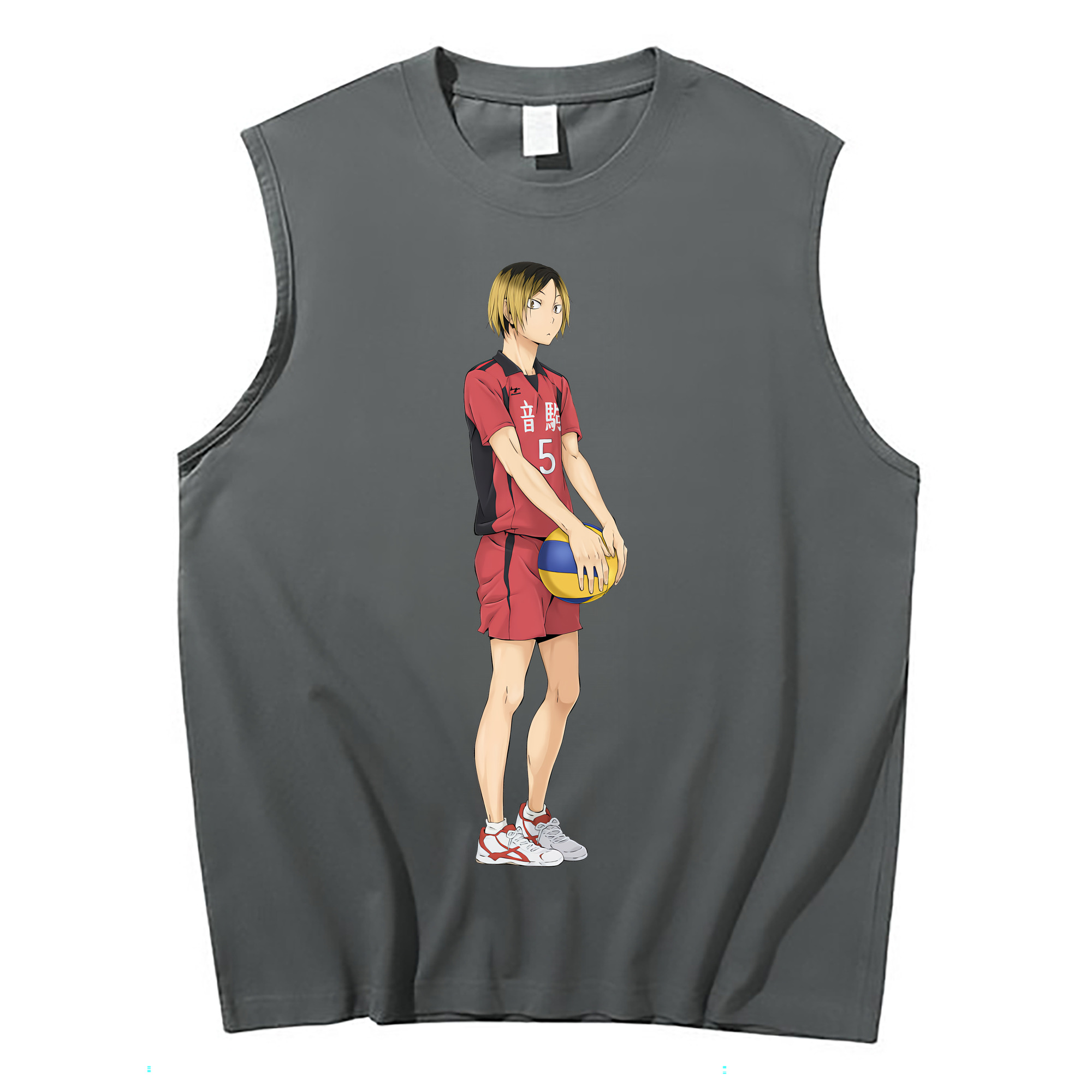 （画像用） ハイキュー!! Haikyu!! コットン100％タンクトップ（フロントプリント）